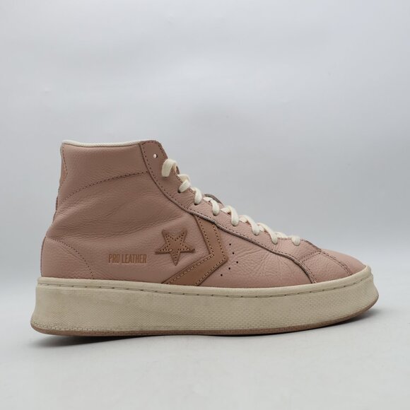 Converse Pro Leather Lift Hi Pink Men's Size 8.5 Women's 10 Casual Sneakers - Picture 1 of 9